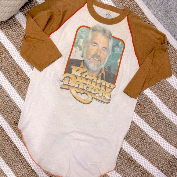 Vintage Kenny Rogers 82 Tour Baseball Tee See Photos for Condition/Measurements - Picture 12 of 12